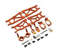 VVHKMSIL Swing Arm 5 Piece Set Compatible With Racing DBX-10 1/10 RC Remote Control Car Metal Upgrade Parts(Orange)