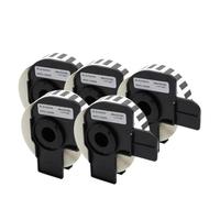 VVHKMSIL Thermal Label Rolls 29mm X 30.48m Continuous DK-22210 DK22210 DK 22210 Compatible With QL Printer(5 Pcs)