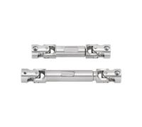 VVHKMSIL Universal Compatible Center Drive Shafts For 1/18 RC Crawler Ascent-18 Stainless Steel