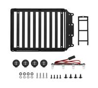 VVHKMSIL Universal Fit 6.10in Wheelbase ABS Hardtop Cherokee Body For 1/18 RC Crawler Bronco Chassis Compatible With 4M-106(Roof Rack)