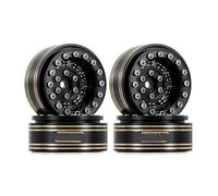 VVHKMSIL Universal Fit Brass 1.3 RIMS Wheel Beadlock Compatible with 1/24 1/18 RC Crawler Car Models W1305