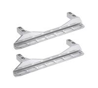 VVHKMSIL Universal Fit CNC Aluminum Rock Sliders Side Pedal Compatible With 1/10 RC Crawler FMS FCX10 Aftermarket Replacement