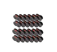 VVHKMSIL Universal Twin Spool Calculator Ribbon GR24 Compatible NuKote BR80c Dataproducts R3027 Porelon 11216 EL 1197 P III Black Red(24 Pcs)