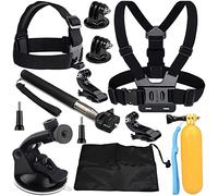 VVHOOY Action Camera Accessories Kits Bundle Set Compatible with Gopro Hero 11 10 9 8 7 6 5/AKASO EK7000/Brave 4/Brave 7 LE/V50X Native/V50 Elite/Brave 8/Dragon Touch Vision 3/VEMONT/HLS/Exprotrek