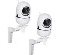 VVHOOY Baby Monitor Wall Mount Bracket Compatible with HelloBaby HB65/HB40/HB6550/HB66/HB6339/HB6550 Pro,180° Adjustable Baby Camera Stand for Most Cameras with 1/4 Screw （2Pack）