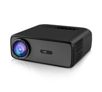 VVHUDA 1080P 2K 4K Video Portable Projector 6 Android Home Theater 3D Smart Proyector (D As shown) small gift