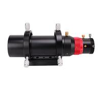 VVHUDA 50mm Compact Telescope Finder Scope, T2 Thread Lens Barre 50mm Guide Scope, with 1.25inch Double Helical Focuser and Bracket Base for Astronomical Telescope small gift