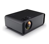 VVHUDA Black Portable Projector High Definition Mobile Phone Same Screen Projector Home Theater Projector (D small gift