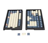 VVHUDA DIY PBT Keycaps, 114Keys Cherry Profile DIY Five Sided Sublimation Custom Keycaps for 61 68 84 87 104 108 Keys Mechanical Keyboard(Mountain Range) small gift