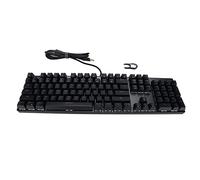 VVHUDA Gaming Mechanical Keyboard, 104 Keys Wired RGB Backlit Blue Switch Compact Portable Ergonomic Keypad, for Laptop PC Computer Gamer small gift