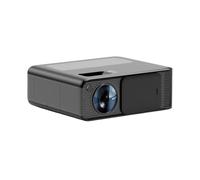 VVHUDA Home Theater Office Projector Living Room Business Projector 4K Lens Frequency Speaker Intelligent (D As shown) small gift