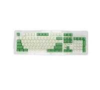 VVHUDA Keyboard Keycaps, 108 Keys Matcha Green Theme PBT Material OEM Key caps Dye Sublimation, for Most 61/87 / 104/108 Bit Mechanical Keyboards small gift