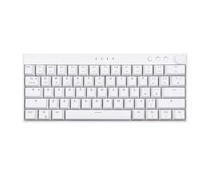 VVHUDA Mechanical Keyboard, 61 Keys Wireless 2.4G Mechanical Gaming Keyboard with RGB Dynamic Backlight, Three Modes Connection, Built in 1800mAh Battery, for Office Gaming(Black shaft) small gift