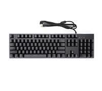 VVHUDA Mechanical Keyboard, Black 104 Keys USB2.0 Keyboard Backlight Effects Gaming Keyboard Ergonomic Design Computer Accessories for Win 2000/XP/7/8/10 small gift