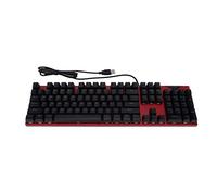 VVHUDA Mechanical Keyboard, Hot Swap Red Switch Two Colors Injection, Plug and play USB Port 104 Keys Gaming Keyboards, for Home Office PC Gamer(red) small gift