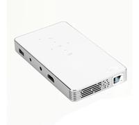 VVHUDA MINI Projector 5000mAH Battery VideoProjector Cinema Portable Theater Android IOS Phone 1080P 4K Video (D) small gift