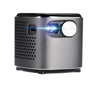VVHUDA Mini Projector DLP Android Real 4K LED Smart Proyector with Battery Portable Beamer (D As shown) small gift
