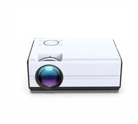 VVHUDA Mini Projector Native1280 X 720P LED Android 2.4G/5GWiFi Projector Video Home Cinema Smart Movie Game Proyector (D) small gift