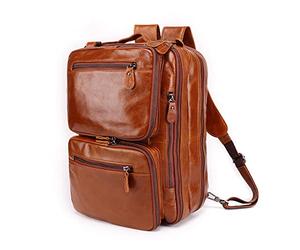 VVHUDA Multifunctional Backpack Men's Handbag Retro Diagonal Bag Business Briefcase Backpack (Color : A, Size : 40 * 29 * 11cm) small gift