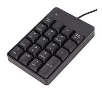 VVHUDA Numeric Keypad, USB Wired Number Pad 19 Keys Wired Computer Mechanical Numeric Keypad, Finance, Bank, Business Numpad, for Computer Laptop Desktop PC small gift