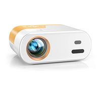 VVHUDA P64 LED Projector Mini Projector for Smartphone, Or USB Video Beamer (D small gift