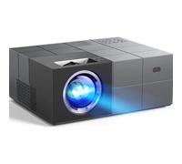 VVHUDA Projector 1080 Outdoor Movies Support 4K 5G Sync Phone Screen Convenient Projector Black Phone (D As shown) small gift
