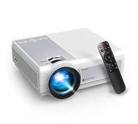 VVHUDA Projector Full 1080P 4K Mini LED Portable Projetor 2.4G 5G for Smartphone Video Home Office Camping (D As shown) small gift