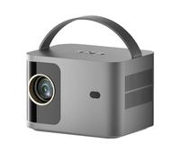 VVHUDA Projector Home Bedroom Wall Projection Smart Home Theater Projection Projector Outdoor Portable Micro (D As shown) small gift