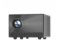 VVHUDA Projector Home Theater Living Room Meeting Home Automatic Intelligent High Brightness Teaching Screen Projector (D As shown) small gift