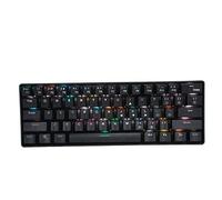 VVHUDA Wired Keyboard, 61 keys RGB 19 Lighting Modes backlight Ergonomic Design, for Windows/for OS X/for Android, for Office Home, Precise Tactile Feedback small gift