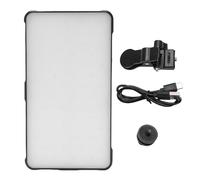 Vvikizy 112 LED Rechargeable Selfie Light Pinch On Phone Light 3 Lighting Modes 10 Brightness Levels with 4000mAh Battery for Video Conference Makeup Live Streaming