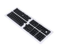 Vvikizy 132 Key Korean Keycaps, OEM Height ABS Keycap Set with Zero Gloss Matte Finish, for 61 62 64 68 84 87 104 108 Keys Mechanical Keyboard (Black)