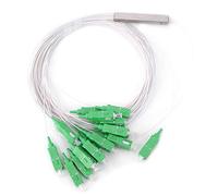 Vvikizy 1x16 Fiber Optic Splitter SC/High Return Loss for Engineering Projects and Company Networks Compact Design