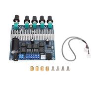 Vvikizy 2.1 Channel Amplifier Board 200W Max Power for Speakers | DC 12-24V Input, 3.5-8Ω Speaker Impedance, 20Hz-20KHz Frequency Response, Boot Anti-shock Protection