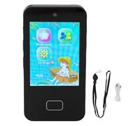 Vvikizy 2.8 Inch Touch Screen Kids Smartphone Toy HD Dual Camera Cell Phone for Kids with Educational Games ABCs Storytelling Drawing 600mAh Battery for Ages 3-10 Years Old (Black)