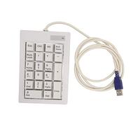 Vvikizy 21 Keys Mechanical Numpad, Numeric Keypad USB Wired Mini Numpad ABS Material for Office Bank Accounting Finance
