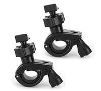 Vvikizy 2Pcs 360 Degree Rotating Car DVR Holder, Adjustable Nut for Tightness Control, with 360 Degree Ball Head, for Car Camera Bike Motorcycle Handlebar Mount (F head)