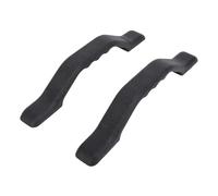 Vvikizy 2pcs All Weather RV Entry Door Grab Bar Heat Resistant Assist Handle for RV Step 8 Screws Included (Black)
