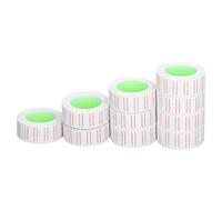 Vvikizy 30 Rolls 15000 Labels Price Stickers, Double Red Lines Easy to See, Clear Printing Quick Drying Ink, with Smooth Paper Output, for MX5500 MX5500- AK813 HG979 Single Row Price