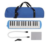 Vvikizy 32 Key Melodica, Piano Wind Instrument Harmonica with ABS Material for Beginners Kids Students School Band Practice Performance (Blue)