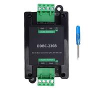 Vvikizy 36-60V to 24V DC Power Converter, Voltage Reducer Regulator with Guide Rail Mount, Input Under Voltage Lockout, Short Circuit Protection, for Automotive Truck Car Vehicle