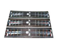 Vvikizy 3PCS Golf Putting Mat Training Aid Putting Guide Alignment Track Practice Mat with Dynamic Guide for Indoor Outdoor Use