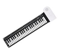 Vvikizy 49 Key Foldable Electronic Keyboard, Portable USB Rechargeable Piano Keyboard with 16 Tones 10 Rhythms 6 Demo Songs, for Kids Beginners