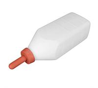 Vvikizy 4L Calf Milk Feeder, Vertical Type Portable Feeding Bottle with Detachable Nipple for Easy Cleaning, for Cattle Livestock Nursing