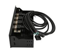 Vvikizy 5.25 Inch USB 2.0 Hub Front Panel, 4 Ports Optical Drive Front Panel with Over Current Protection, for 11 10 8.1 8 7 Vista PC Computer Case