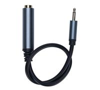 Vvikizy 6.35mm Female to 3.5mm Male Cable Single Channel Stereo Cable Headphone Extension Cord with 24K Gold Plated Connectors for Smartphones Tablets Guitars Pianos