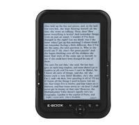 Vvikizy 6 Inch e BOOK Reader Electronic Ink EReader Black 16G ink Screen with 29 Languages and Blue Cover for Clock and Calendar (8G)