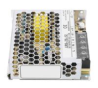 Vvikizy 75W LED Switching Power Supply High Efficiency Transformer Driver for Medium Low Voltage Equipment Durable Aluminum Construction (LRS-75-12)