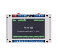 Vvikizy 8 Channel Relay Module, Industrial Automation RTU Optocoupler Isolation Module, Industrial Optocoupler Module with 485 Communication for Modbus Protocol