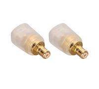 Vvikizy A2DC to 0.78mm Adapter, Compact and Premium Quality, Lossless Sound Transfer for Technica Headphones, 2 Units (Transparent)